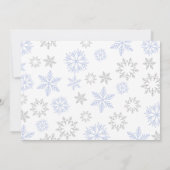 ウィンターボーイ2ndバースデーフォト招待状 招待状 (裏面)