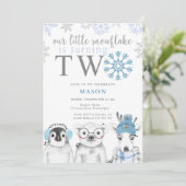 ウィンターボーイ2nd誕生日招待状 招待状 (スタンド正面)