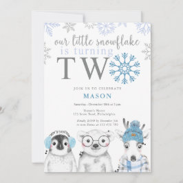 ウィンターボーイ2nd誕生日招待状 招待状