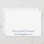 ウィンターボーン・フラット・クリスマスカード シーズンカード (裏面)