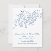 ウィンターポートメインマップネイビーブルー セーブザデート (正面)