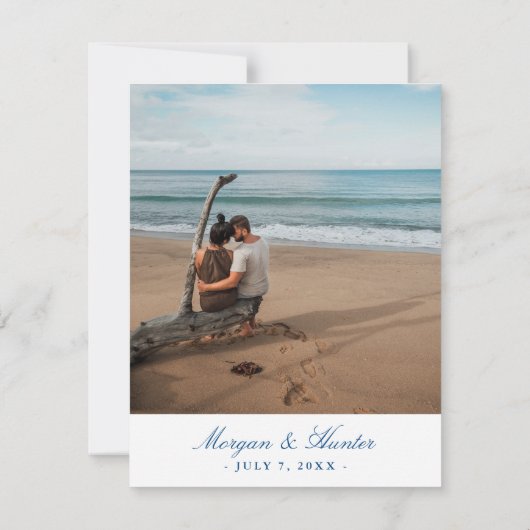 ウィンターポートメインマップネイビーブルー セーブザデート (裏面)