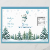 ウィンターポーラーベア1stバースデーチップバッグラッパー チラシ (正面)