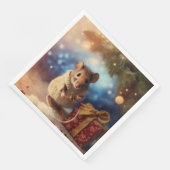 ウィンターマウス飾のクリスマスツリーナプキンス (コーナー)