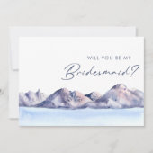 ウィンターマウンテンの花嫁の提案 招待状 (正面)