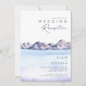 ウィンターマウンテンウェディングレセプション招待状 招待状 (正面)