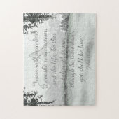 ウィンターマウンテンズクリスチャンバイブル引用文 ジグソーパズル (縦)