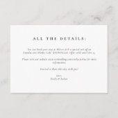 ウィンターマウンテンズパインツ結婚リー エンクロージャーカード (正面)