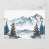 ウィンターマウンテンズパインツ結婚リー エンクロージャーカード (裏面)