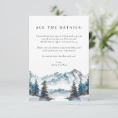 ウィンターマウンテンズパインツ結婚リー エンクロージャーカード (スタンド正面)