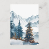 ウィンターマウンテンズパインツ結婚リー エンクロージャーカード (裏面)