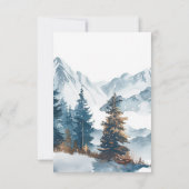 ウィンターマウンテンズパインツ結婚リー サンキューカード (裏面)