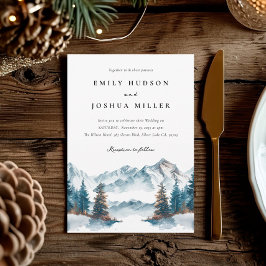 ウィンターマウンテンズパインツ結婚リー 招待状