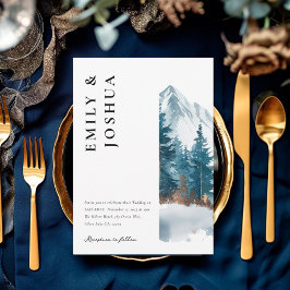 ウィンターマウンテンズパインツ結婚リー 招待状