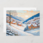 ウィンターマウンテンビレッジインモーニングサン ポストカード (正面/裏面)