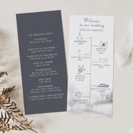 ウィンターマウンテンフォレストタイムライン結婚式 プログラム