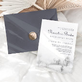 ウィンターマウンテンフォレストヌエストラ結婚ボダズ 招待状