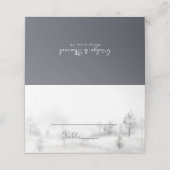 ウィンターマウンテンフォレ結婚スト座席表 プレイスカード (外部開封)