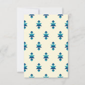 ウィンターマウンテンフラワー ウェディング返信カード 出欠カード (裏面)