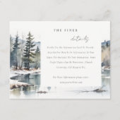 ウィンターマウンテンレイクスタフ結婚トーズ詳細 エンクロージャーカード (正面)