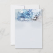 ウィンターマウンテンレイク披露宴 招待状 (裏面)