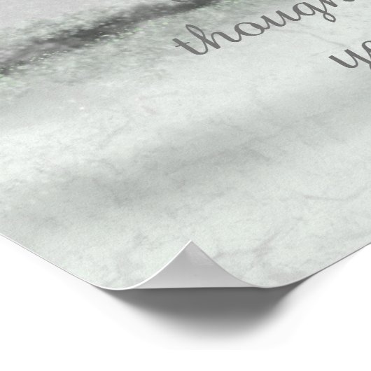 ウィンターマウンテン感動的バイブル引用文 ポスター (角)