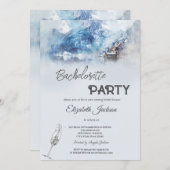 ウィンターマウンテン湖  ブライズ   招待状 (正面/裏面)