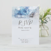 ウィンターマウンテン湖 返信予約 招待状 (スタンド正面)