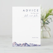 ウィンターマウンテン結婚ズアドバイスカード アドバイスカード (スタンド正面)