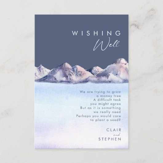 ウィンターマウンテン結婚夕べの願い井戸 エンクロージャーカード (正面)