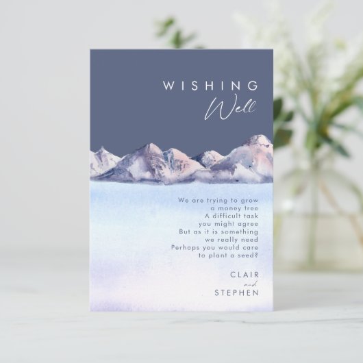 ウィンターマウンテン結婚夕べの願い井戸 エンクロージャーカード (スタンド正面)