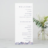 ウィンターマウンテン結婚式 プログラム (スタンド正面)