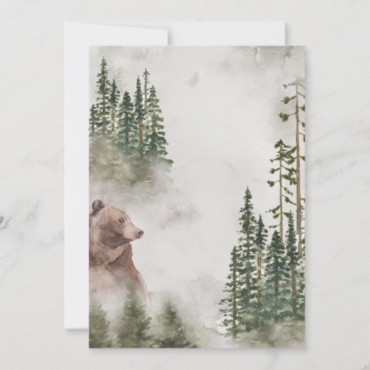 ウィンターマウン素朴テンホリデーパーティー招待状 招待状 (裏面)