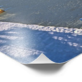 ウィンターマククレスフィールドカナルチェシャーイングランド フォトプリント            (角)