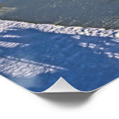 ウィンターマククレスフィールドカナルチェシャーイングランド ポスター (コーナー)