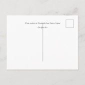 ウィンターマクレスフィールドフォレストカード ポストカード (裏面)