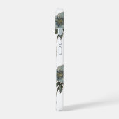 ウィンターマフラー編み物 iPhone 15ケース (左側面)