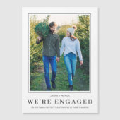 ウィンターマリッジエンゲージメント アナウンスメント マグネティック カード (正面)