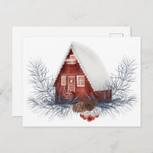 ウィンターマンション フェスティブ ポストカード (正面/裏面)