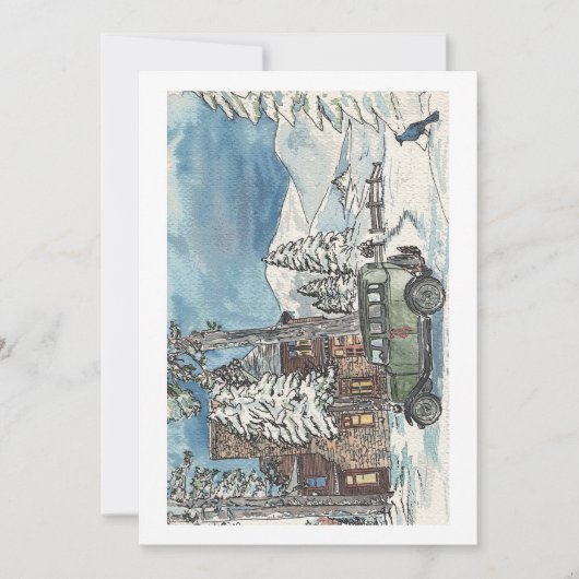 ウィンターマンション 招待状 (正面)