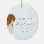 ウィンターミスカンス15誕生日キンセアニラ写真 セラミックオーナメント (左)