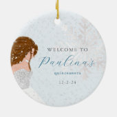 ウィンターミスカンス15誕生日キンセアニラ写真 セラミックオーナメント (裏面)