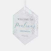 ウィンターミスカンス15誕生日キンセアニラ ガラスオーナメント (正面左)