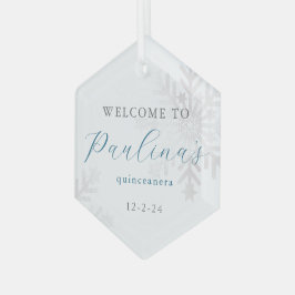 ウィンターミスカンス15誕生日キンセアニラ ガラスオーナメント