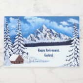 ウィンターミ疑問に思ニ スパークリングワインラベル (シングルラベル)