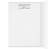 ウィンタームーンクリスチャン聖なる書物、 経典クリスマスカード (内側 (左))