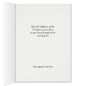ウィンタームーンクリスチャン聖なる書物、 経典クリスマスカード (内側 (右))