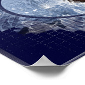 ウィンタームーンデザイン2ファンタジー女性ポスター ポスター (角)