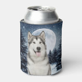 ウィンタームーンハスキークーラーボックス 缶クーラー (缶正面)