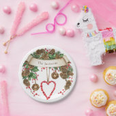 ウィンターメリークリスマスパーティー紙プレート ペーパープレート (パーティー)